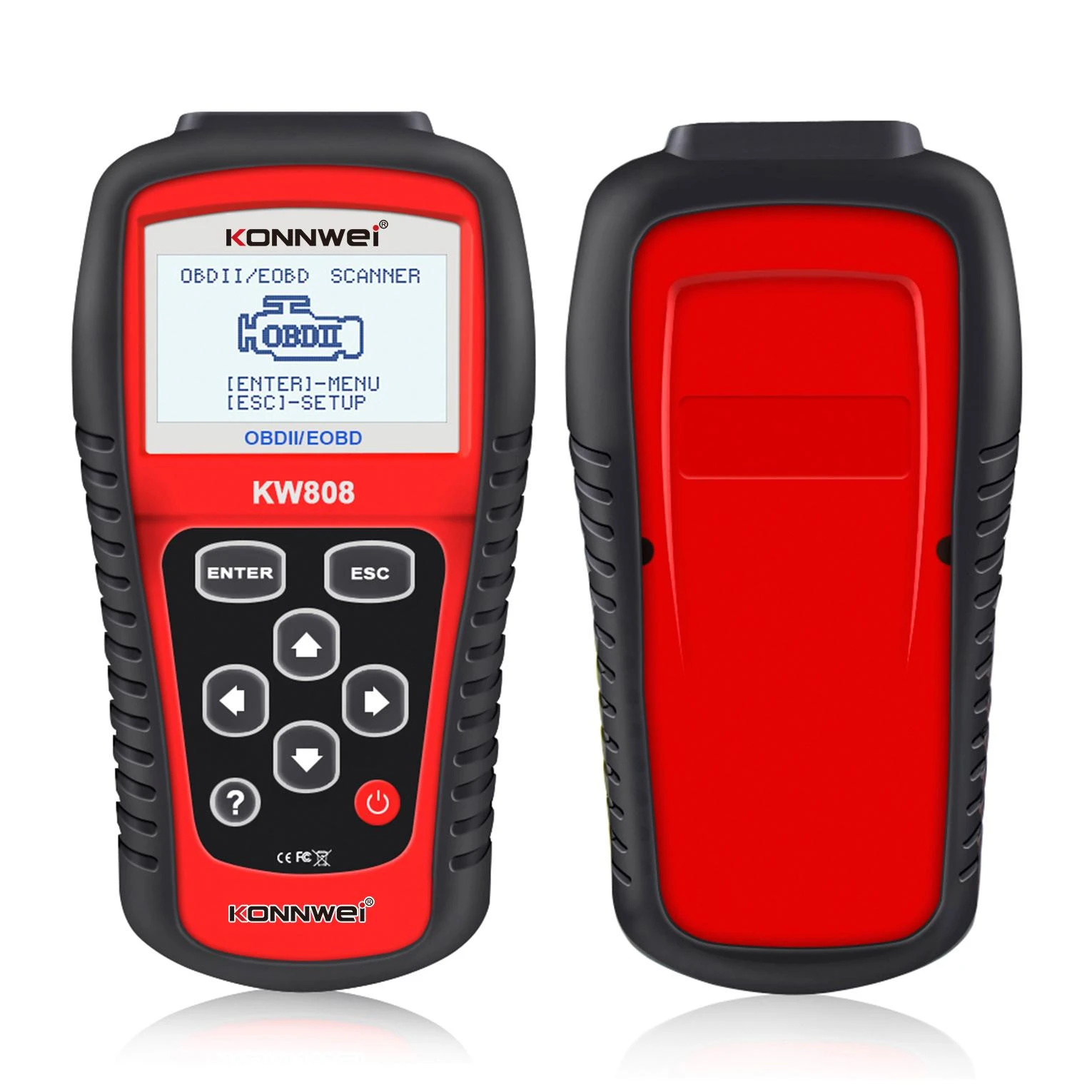 Diagnostinis matuoklis, OBD2 skaitytuvas Konnwei KW808