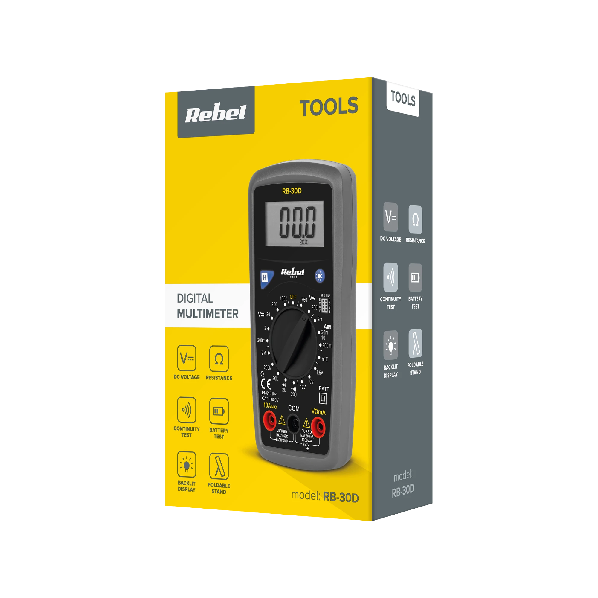 Universalus multimetras REBEL RB-30D