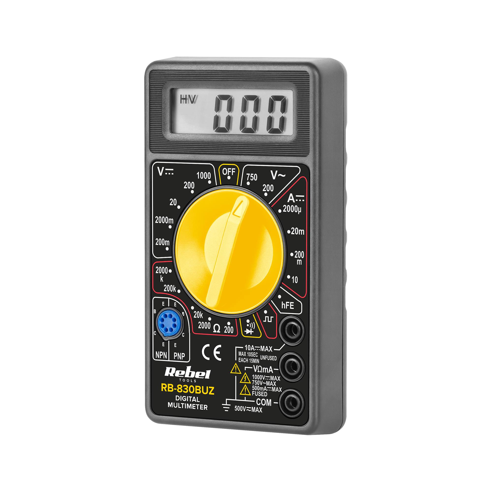 Universalus multimetras Rebel RB-830BUZ