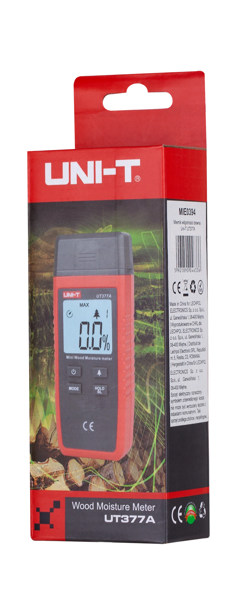 Medienos drėgmės matuoklis Uni-T UT377A