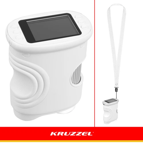 Mikroskop edukacyjny kieszonkowy biay Kruzzel