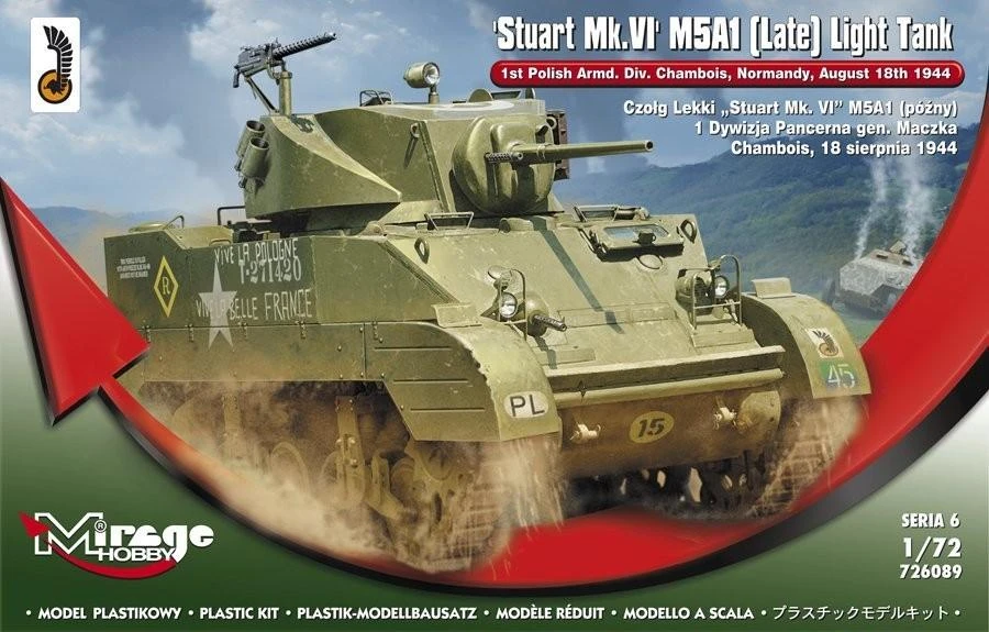 Mirage Stuart MkVI M5A1 lengvasis bakas