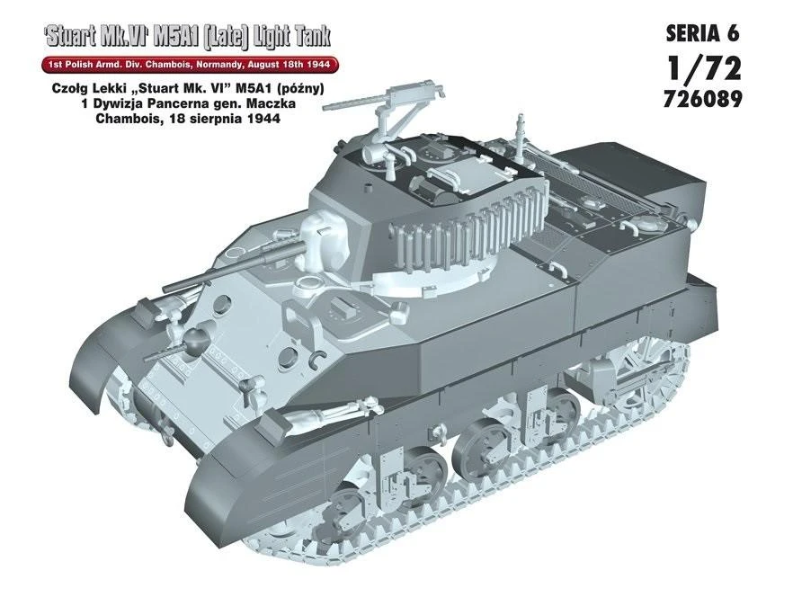 Mirage Stuart MkVI M5A1 lengvasis bakas