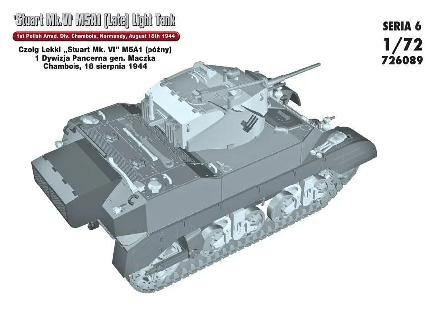 Mirage Stuart MkVI M5A1 lengvasis bakas