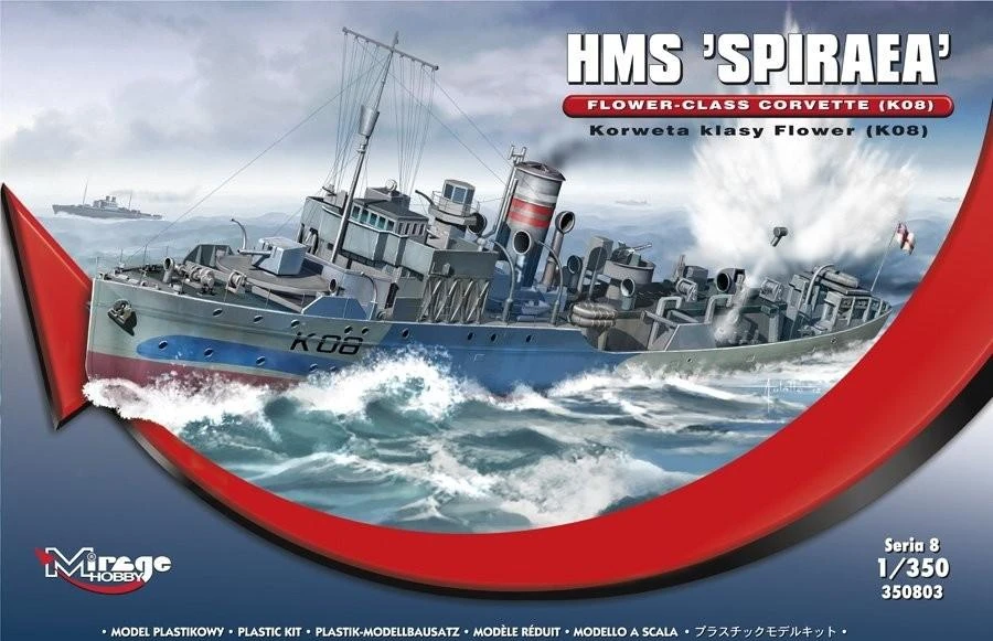 Mirage Hobby Mirage British Flower Corvette K08 HMS Spiraea