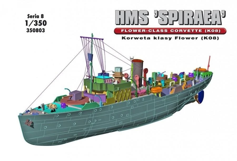 Mirage Hobby Mirage British Flower Corvette K08 HMS Spiraea