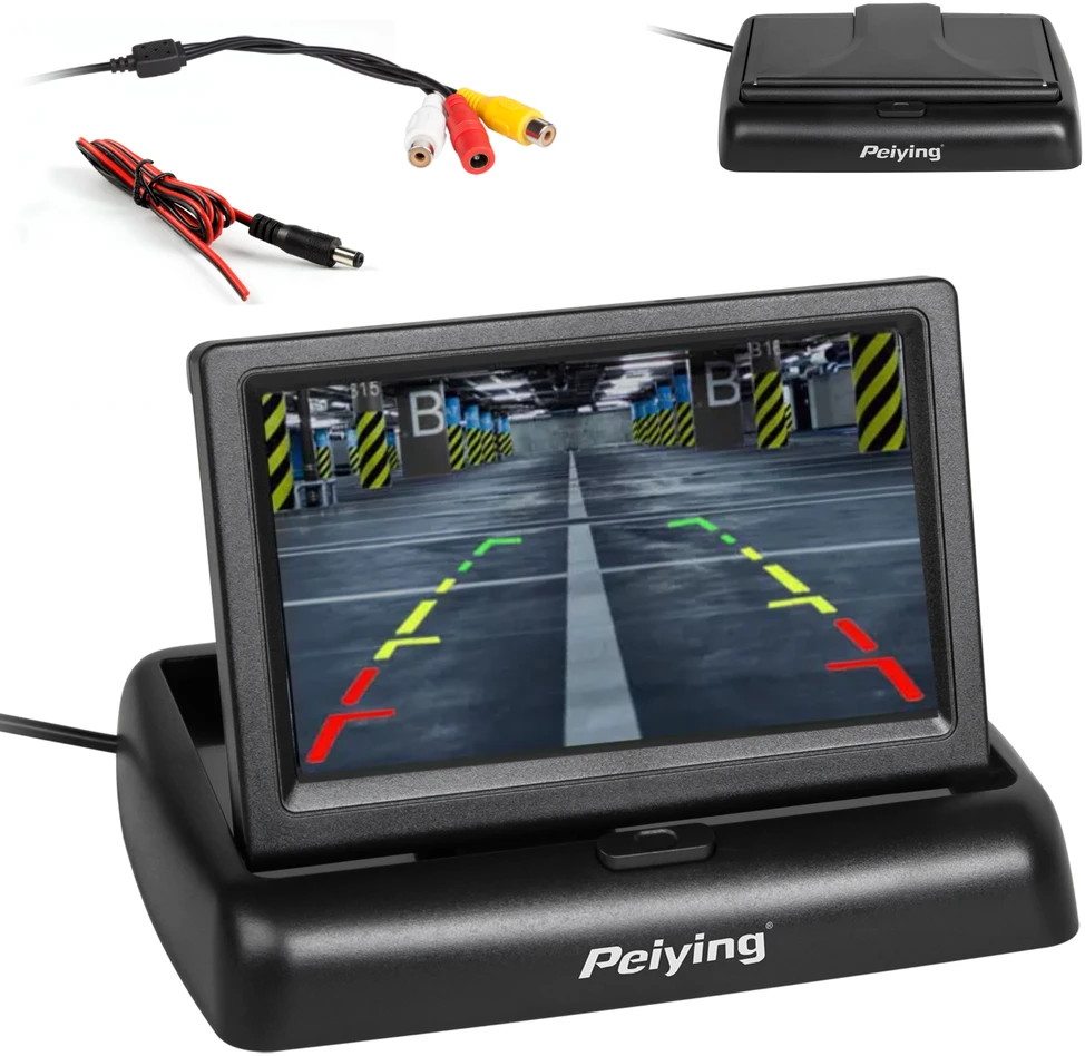 Automagnetola Peiying 4.3" automobilio monitorius