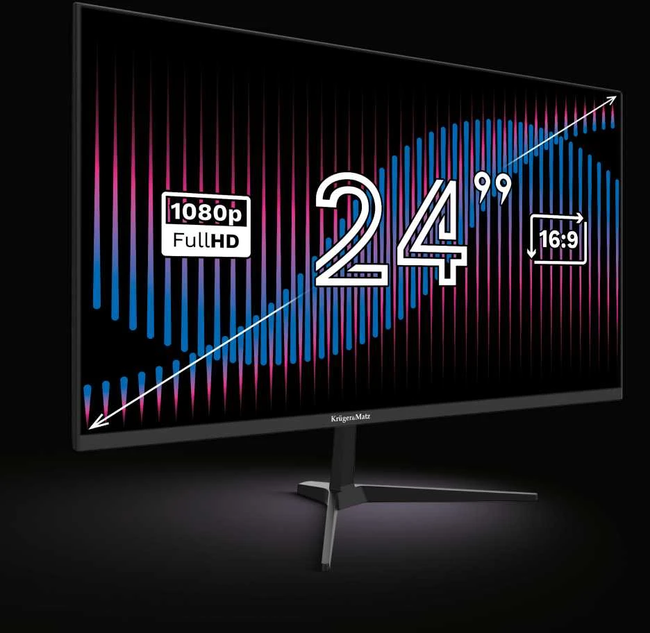 Kruger & Matz monitorius 24" 100Hz