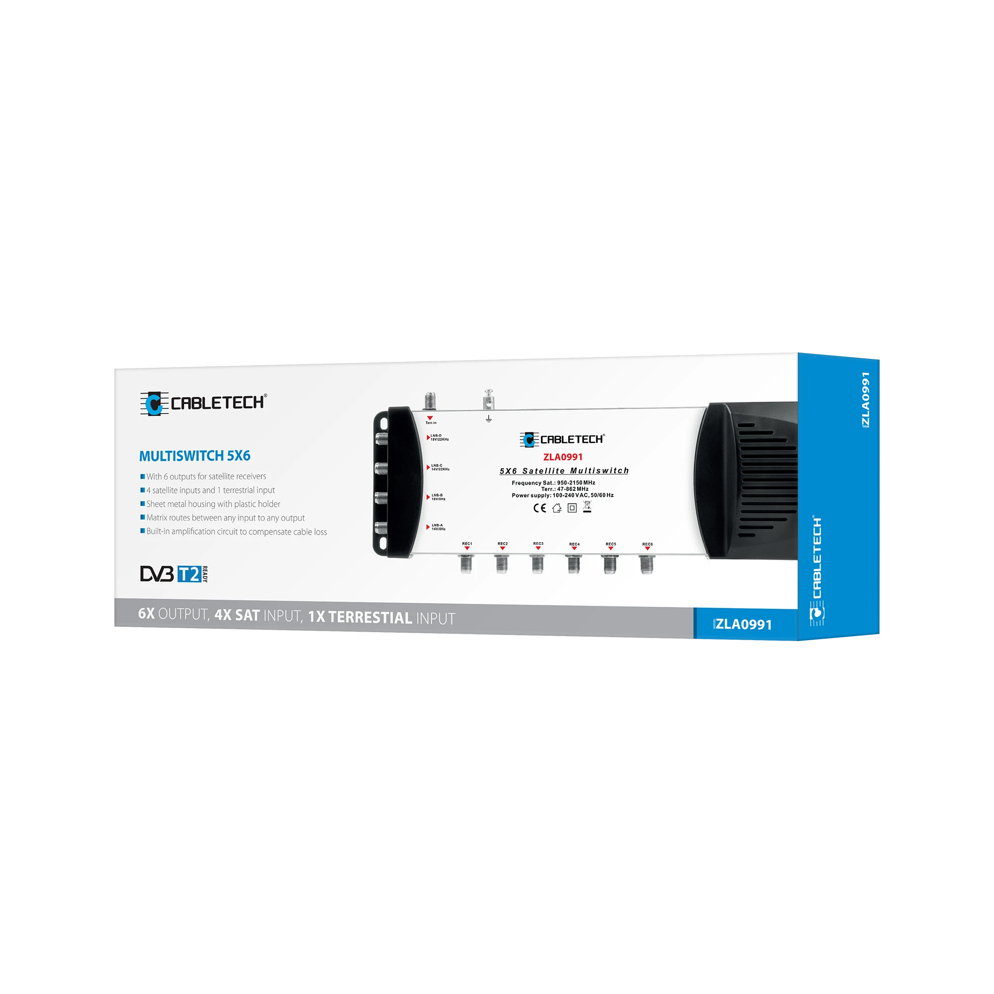 Cabletech 5x6 multiswitch