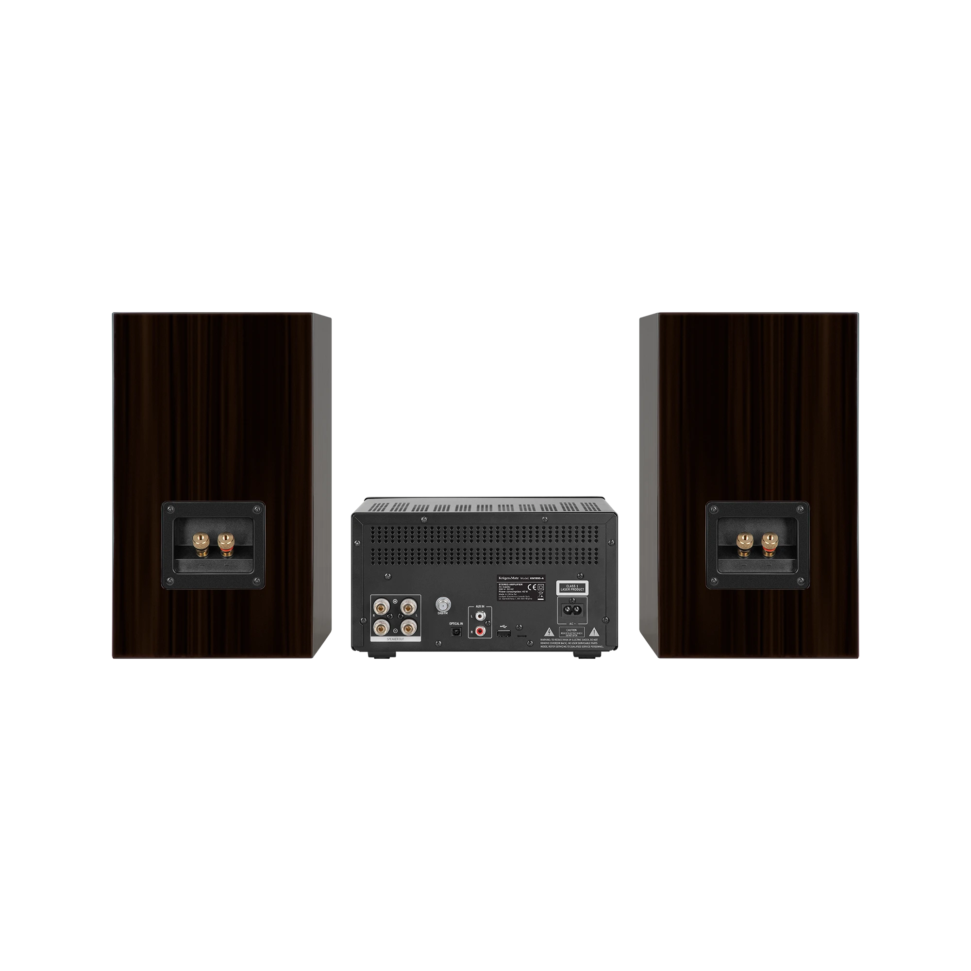 Muzikinis centras HiFi sistema Kruger & Matz KM1995 (A klasės stiprintuvas, CD, USB, Bluetooth, DAB+ skaitmeninis radijas, FM)
