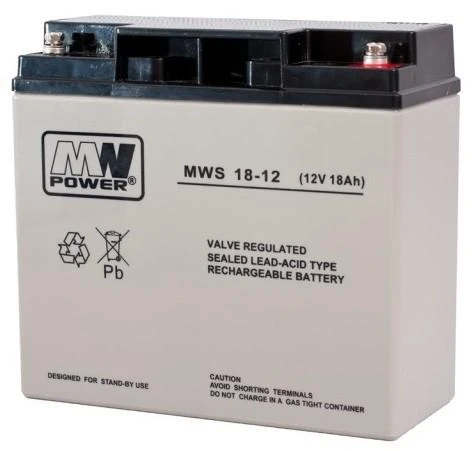 Mpl Power Elektro Megabat 12V 18Ah M5 AGM akumuliatorius, 3-5 metai