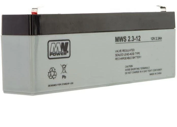 Mw Power MWPower MWS 12V 2.3Ah F1(187) AGM akumuliatorius, 5 metai