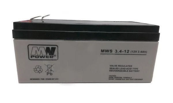AKUMULIATORIUS 12V/3.4AH-MWS MW Power