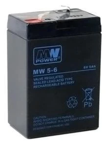 Milly Mally Mw Power MWPower MWS 6V 5Ah F1(187) AGM akumuliatorius, 5 metai