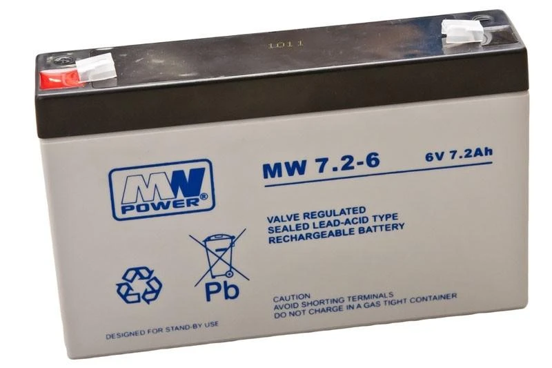 Mpl Power Elektro AKUMULIATORIUS 6V/7.2AH-MWS MW Power