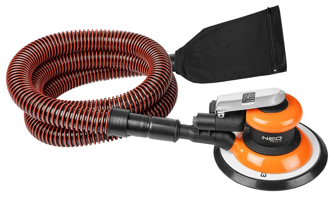 Szlifierka Šlifuoklis 150 mm pneumatinis ekscentrinis šlifuoklis, dulkių ištraukimas