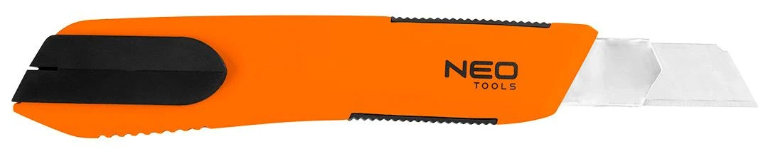Nóż 18 mm nulaužiamo ašmens peilis su gumuota apdaila