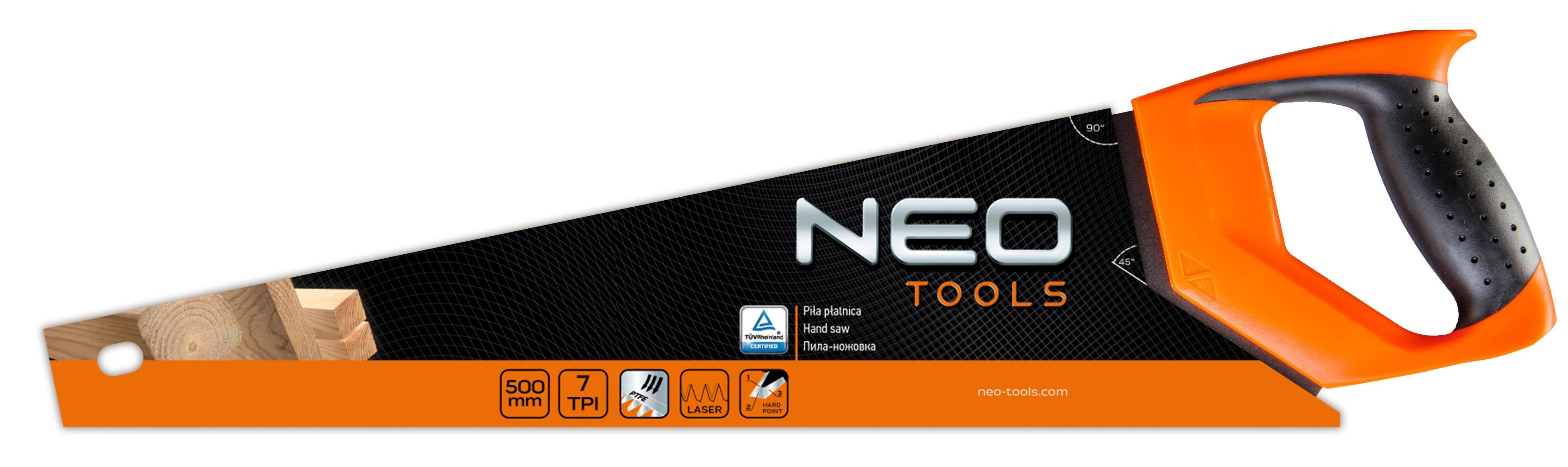 Neo Tools Pjūklas Pjūklas 500 mm 7TPI NEO PTFE 41-021