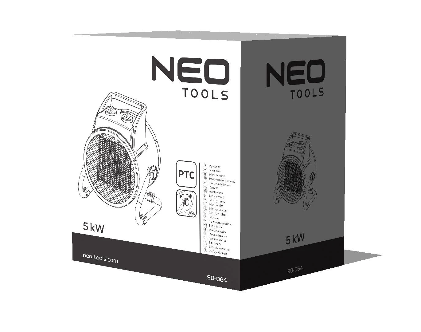 Elektrinis šildytuvas Neo (keramikos elektrinis šildytuvas PTC 5kW)
