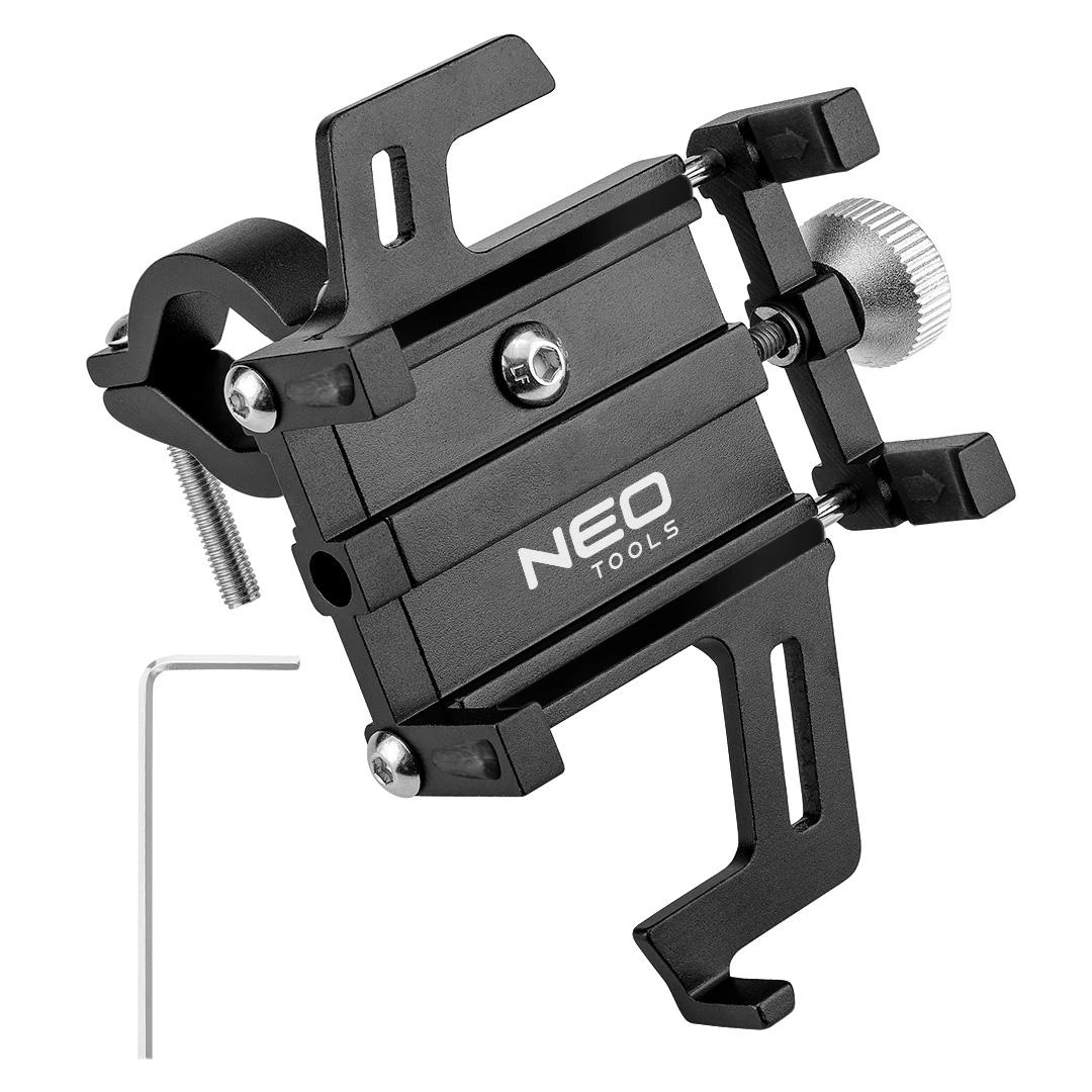 Neo Tools Aluminiowy Aliuminio telefono laikiklis dviračiui