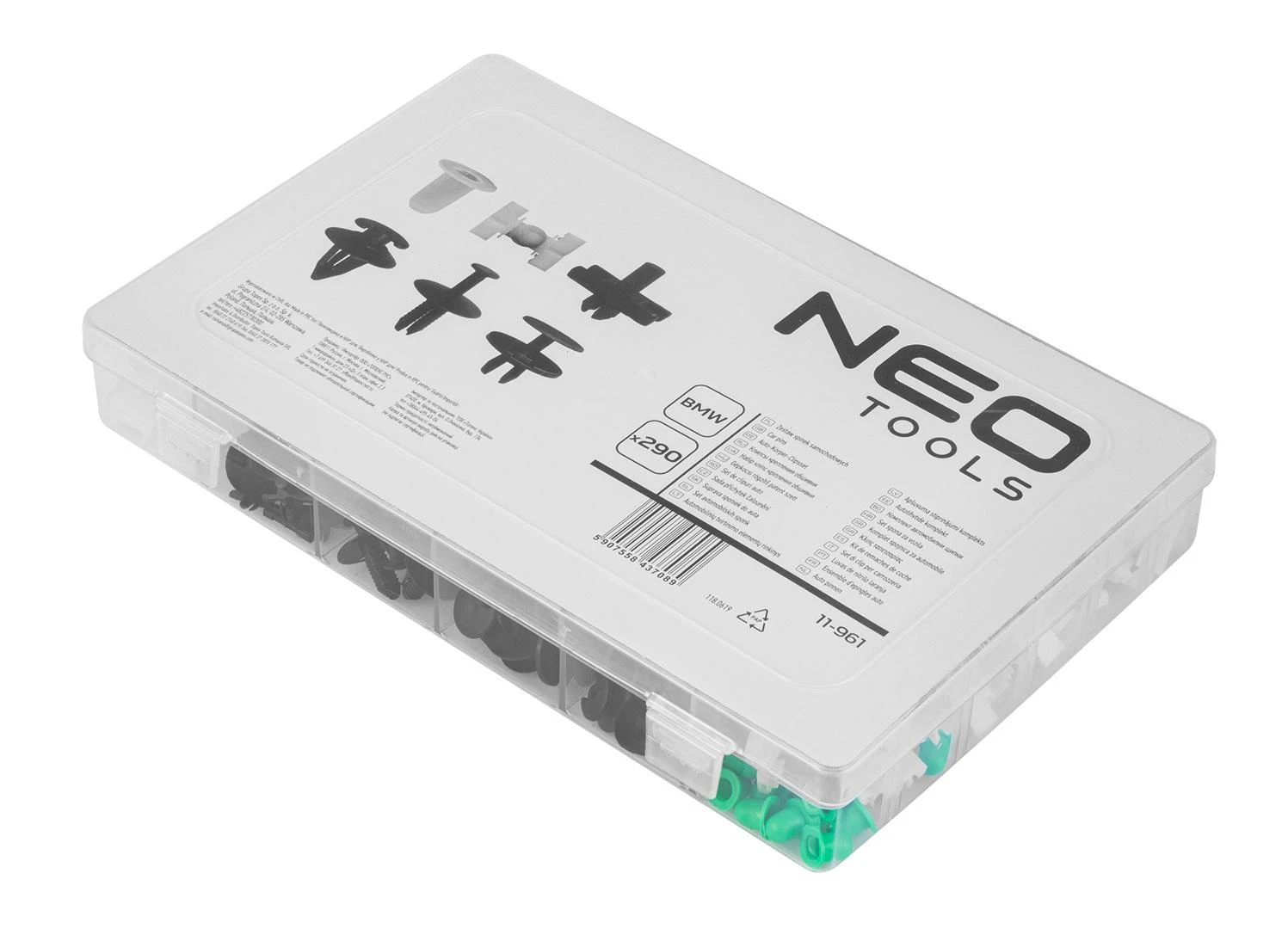 Neo Tvirtinimo elementai BMW Automobilio apdailos 290 vnt. rinkinys