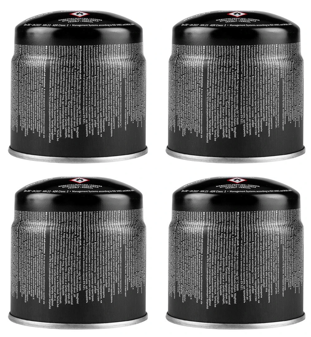 Neo Lampa Dujinis degiklis 190 g kasetėms + 4 daugkartinio pildymo dujų kasetės