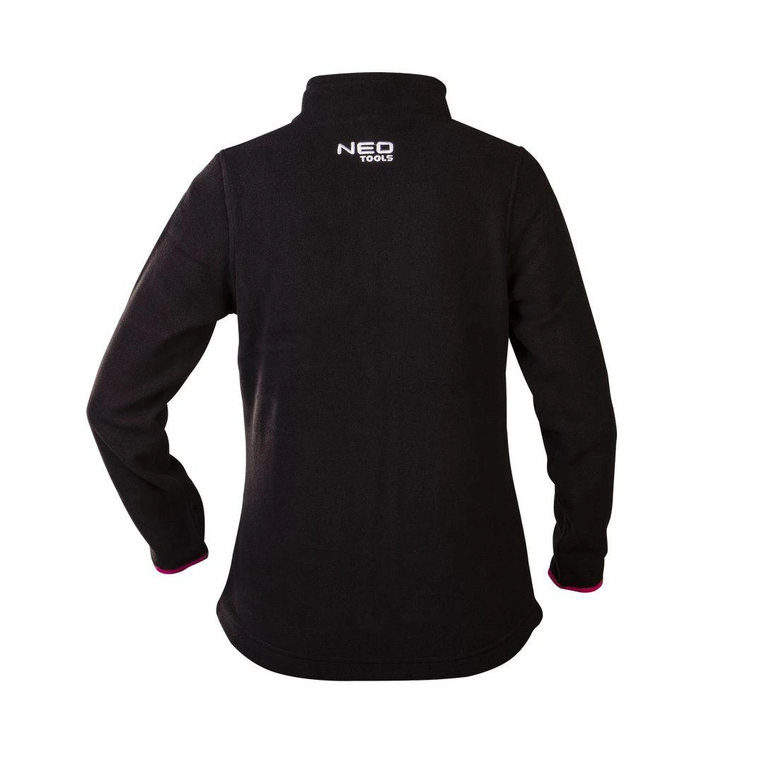 Bluza, Moteriškas flisinis džemperis, juodas, M dydis