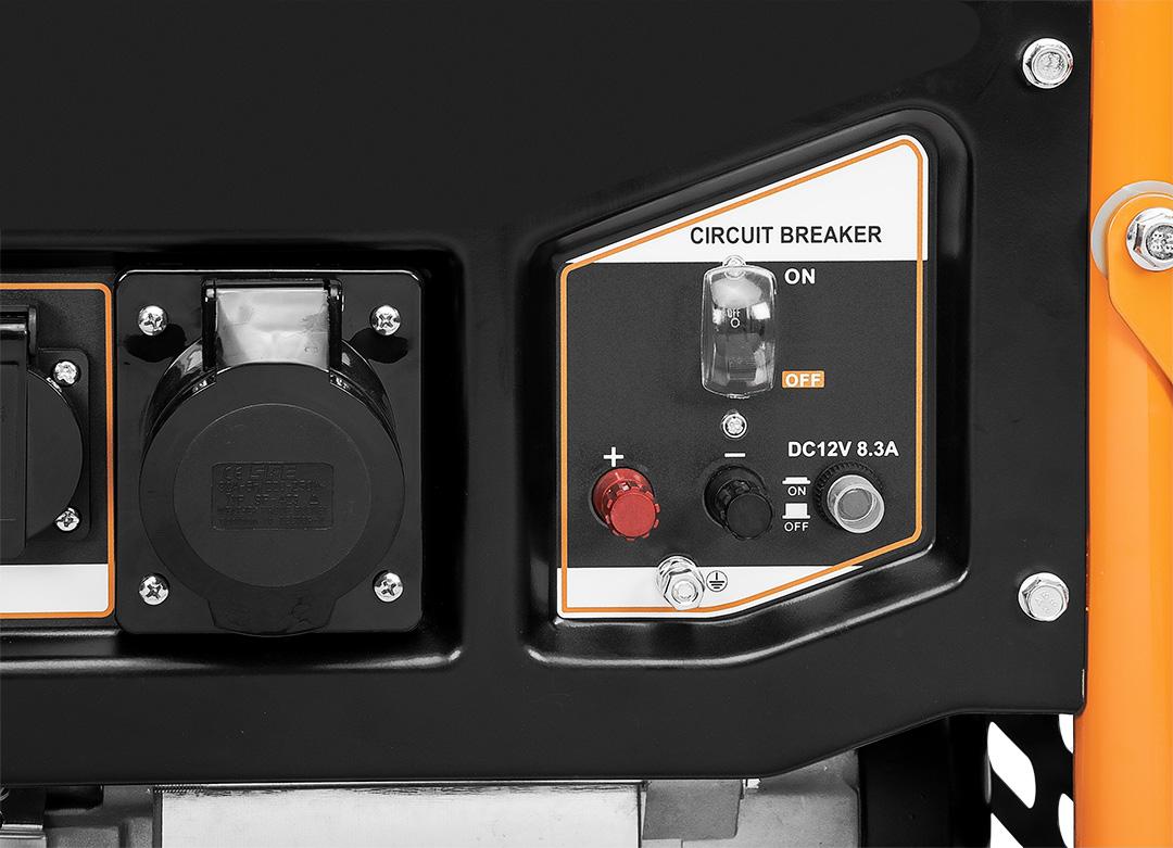 Benzininis elektros generatorius NEO TOOLS 6,0/6,5 kW (04-731)