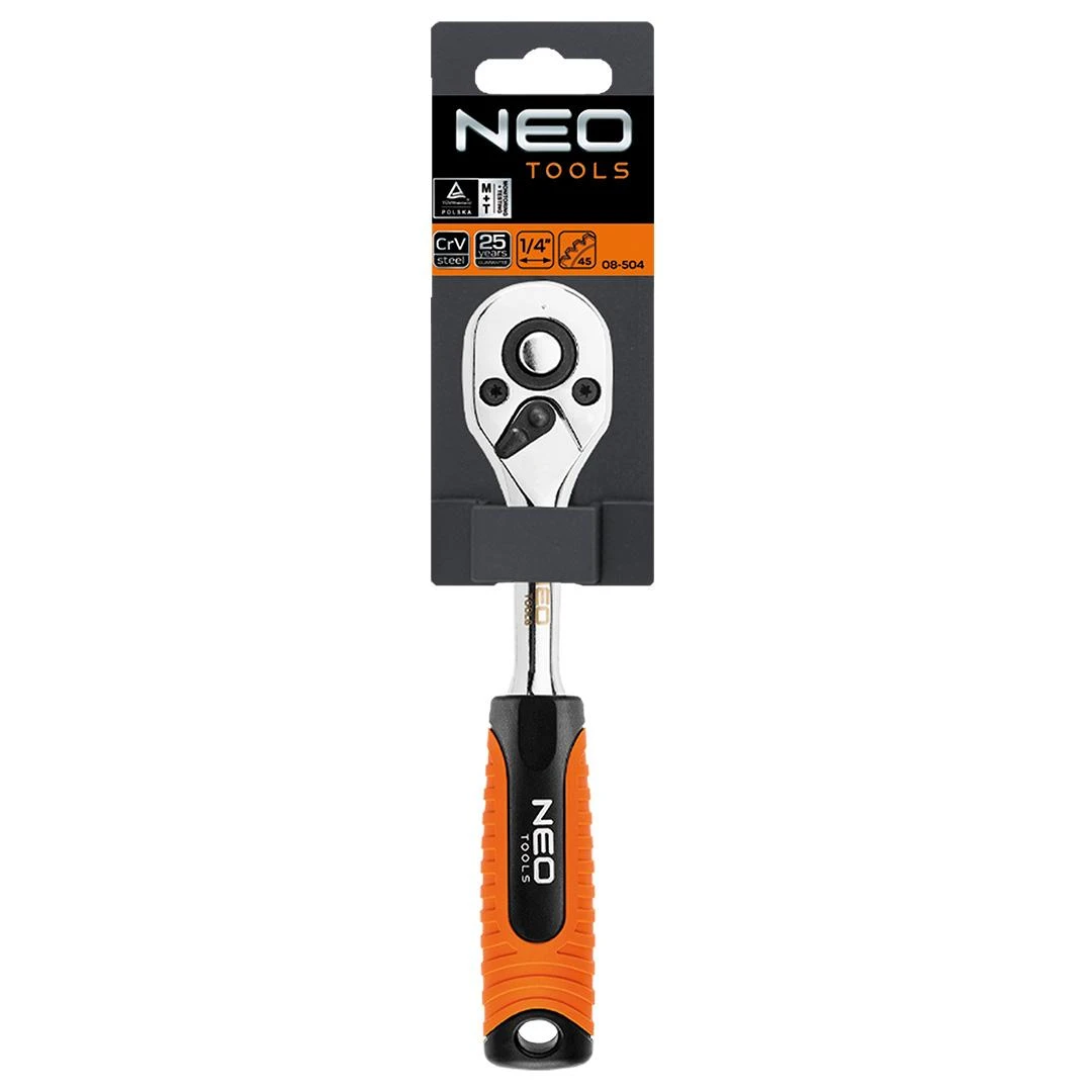 Grzechotka TERKŠLĖ 1/4 NEO 150MM 45T 08-504