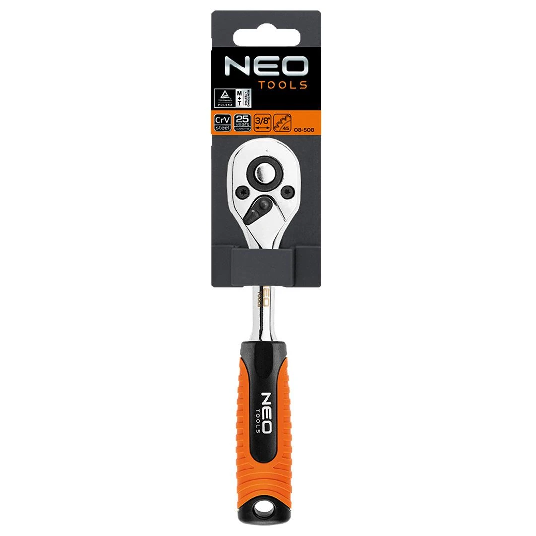 Grzechotka TERKŠLĖ 3/8 NEO 210 MM 45T 08-508