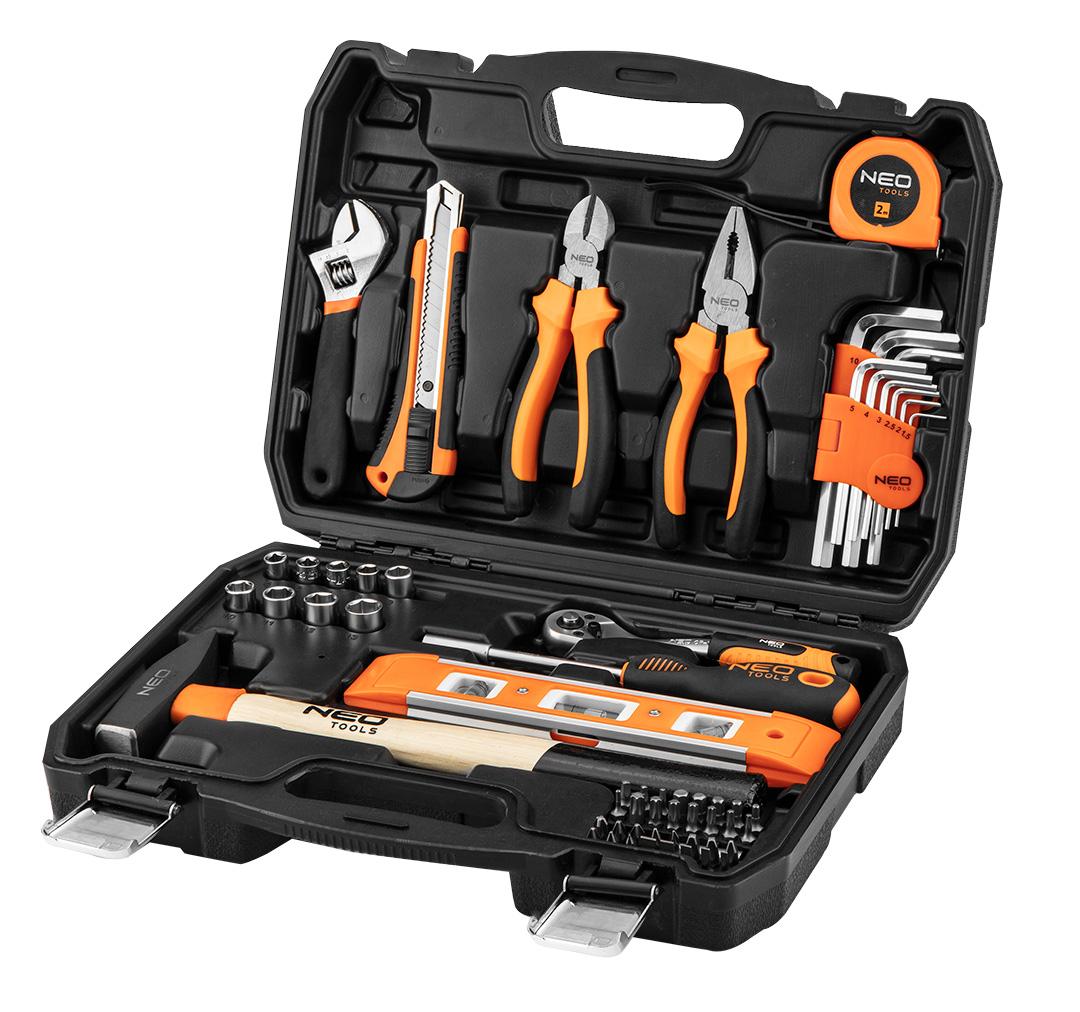 Neo Tools Įrankių rinkinys iš 60 elementų