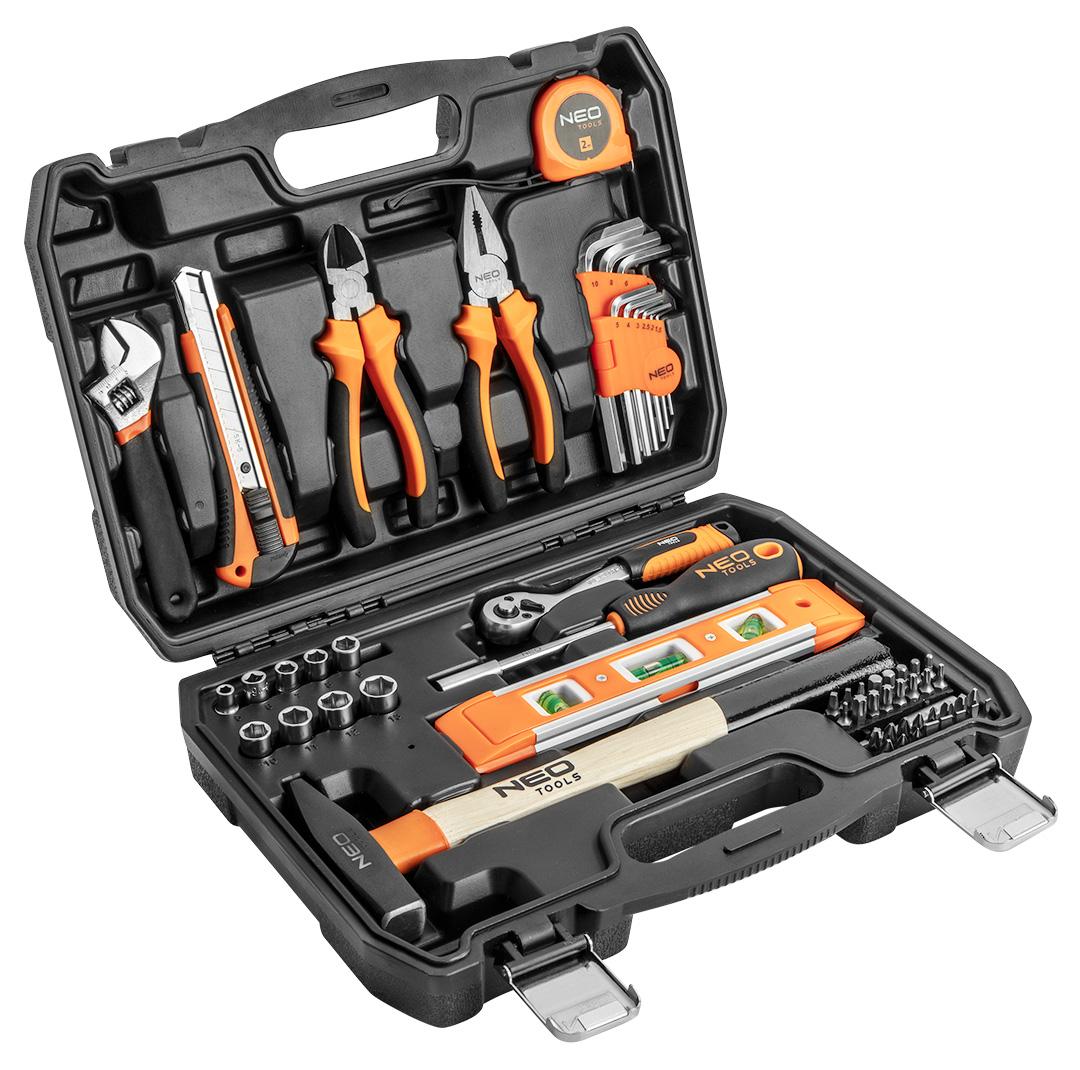 Neo Tools Įrankių rinkinys iš 60 elementų