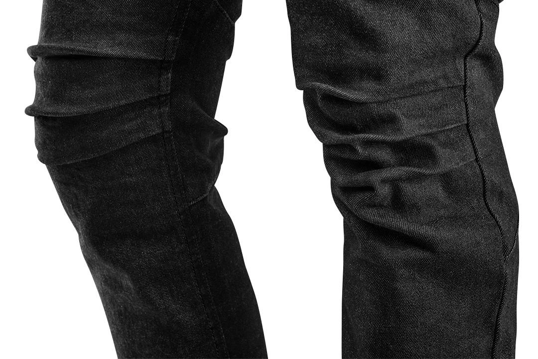 Spodnie Kelnės 5 kišenių džinsinės darbo kelnės, juodos, XXXL dydis