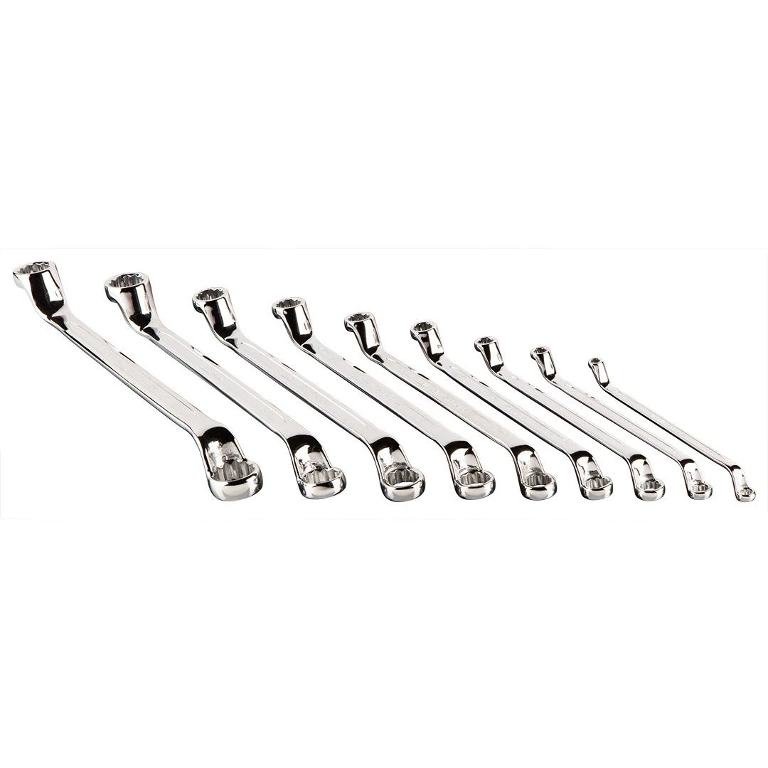Neo Tools Klucze Raktai su išlenktais žiedais, 6–32 mm, 12 vnt. rinkinys