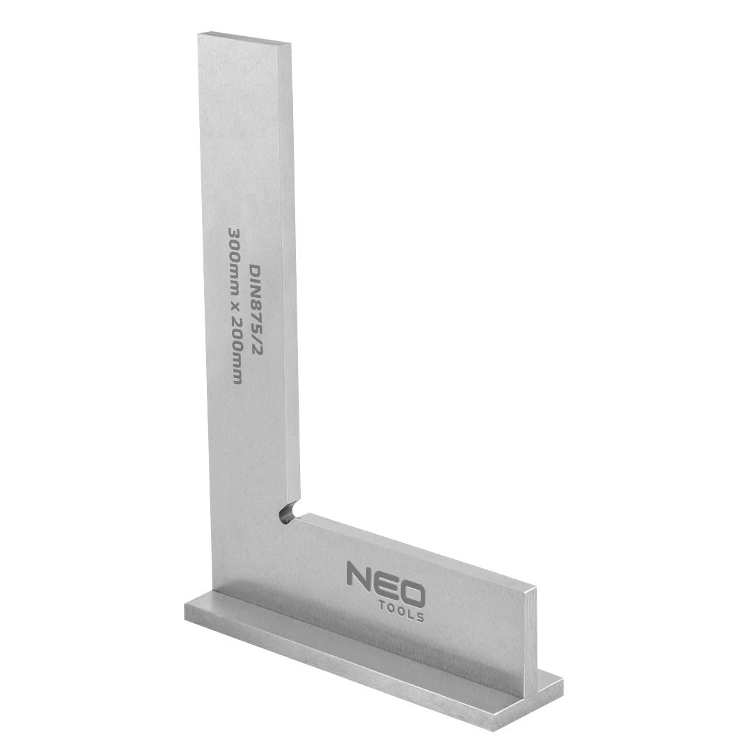Neo Tools Kątownik Kampinis su pagrindu, DIN875/2, 300 x 200 mm