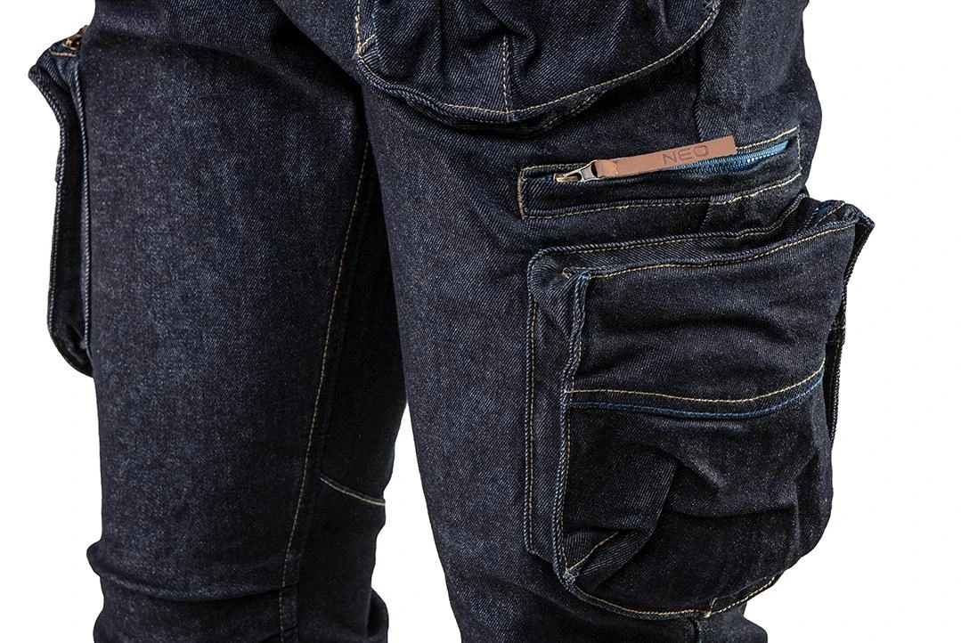 Darbo kelnės Neo Denim, mėlynos