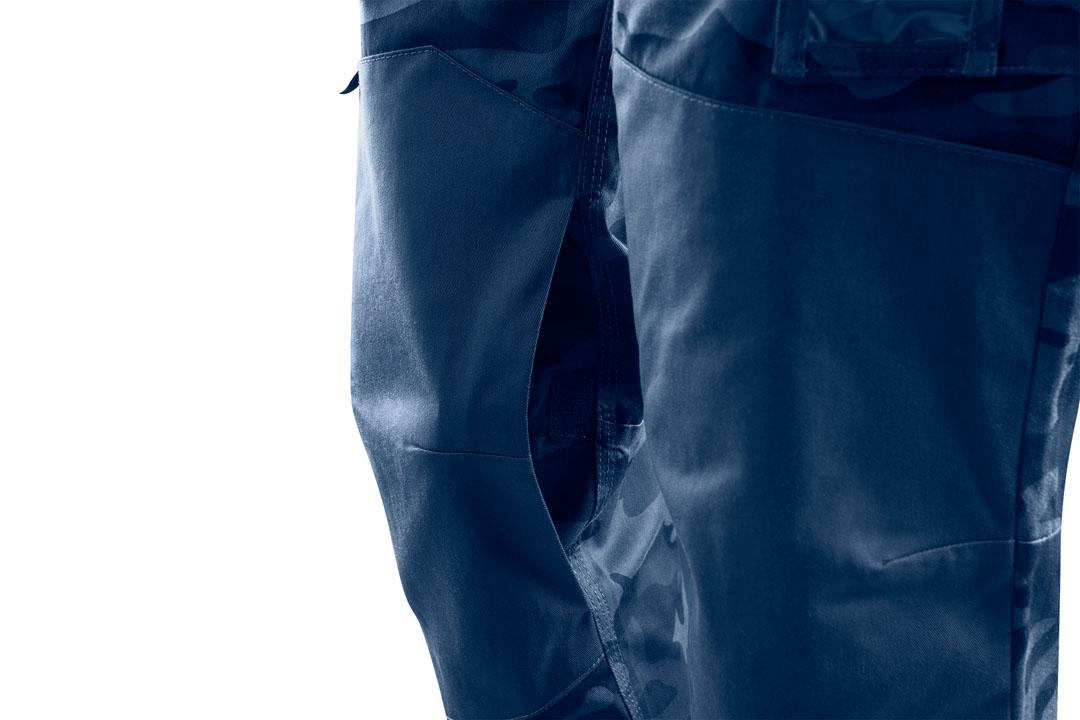 Spodnie Kelnės CAMO tamsiai mėlynos darbo kelnės, XXXL dydis
