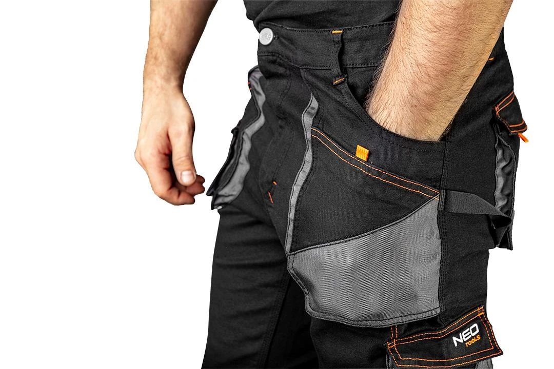 Neo Kelnės HD Slim darbo kelnės, su diržu, XS dydis