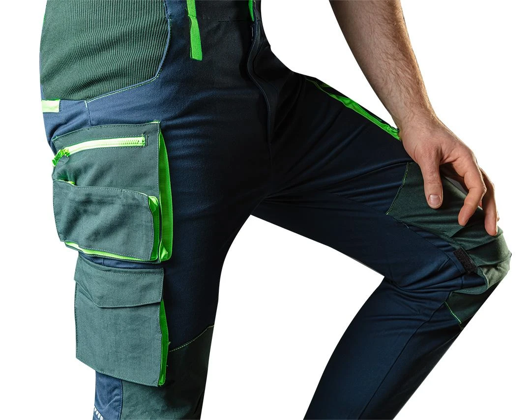 Neo Tools Darbo kelnės Neo Premium, mėlynos/žalios