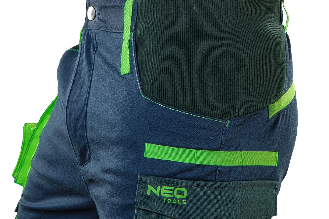 Darbo kelnės Neo Premium, mėlynos/žalios