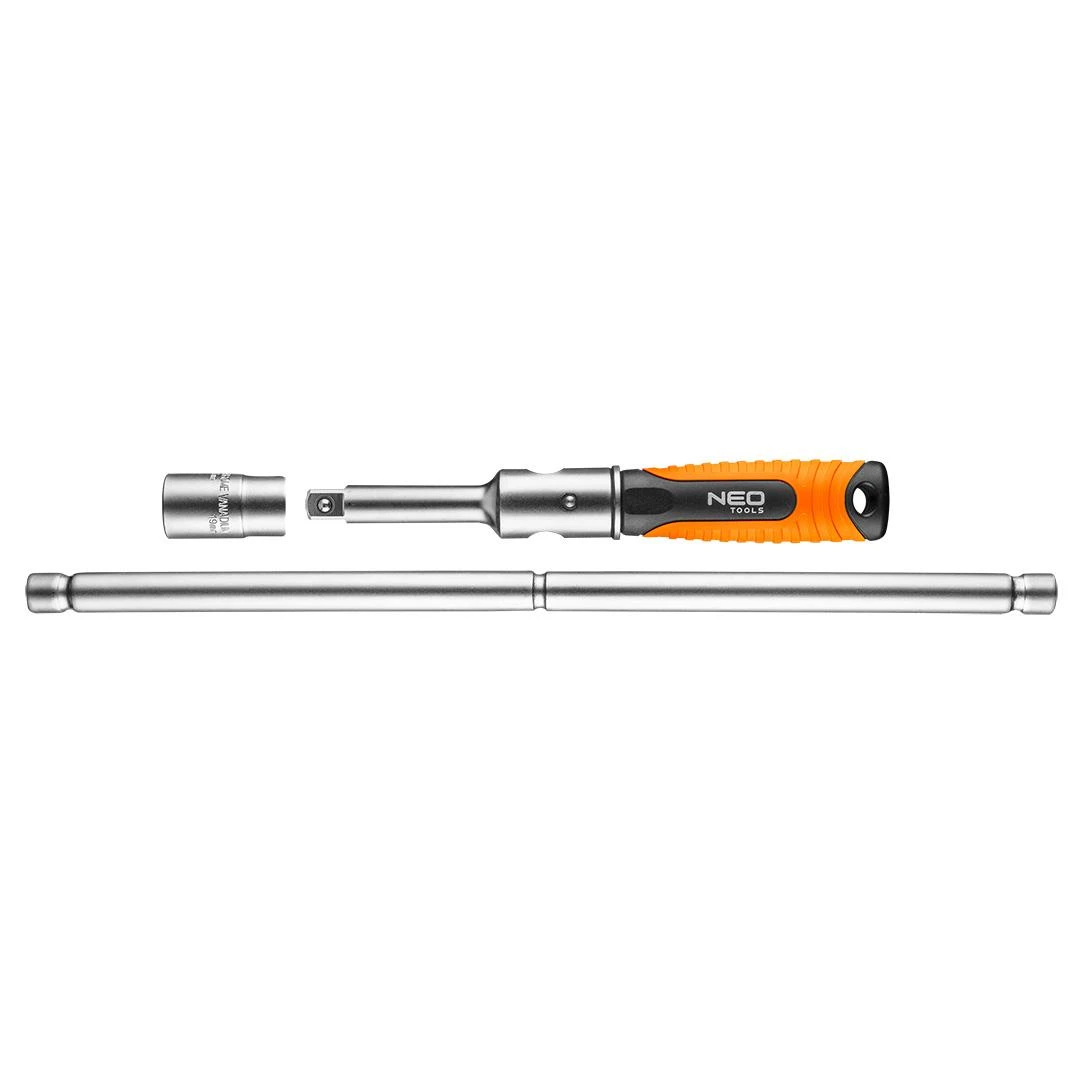 Ratų raktas NEO, 17 x 19 mm, 1/2", su gumuota rankena