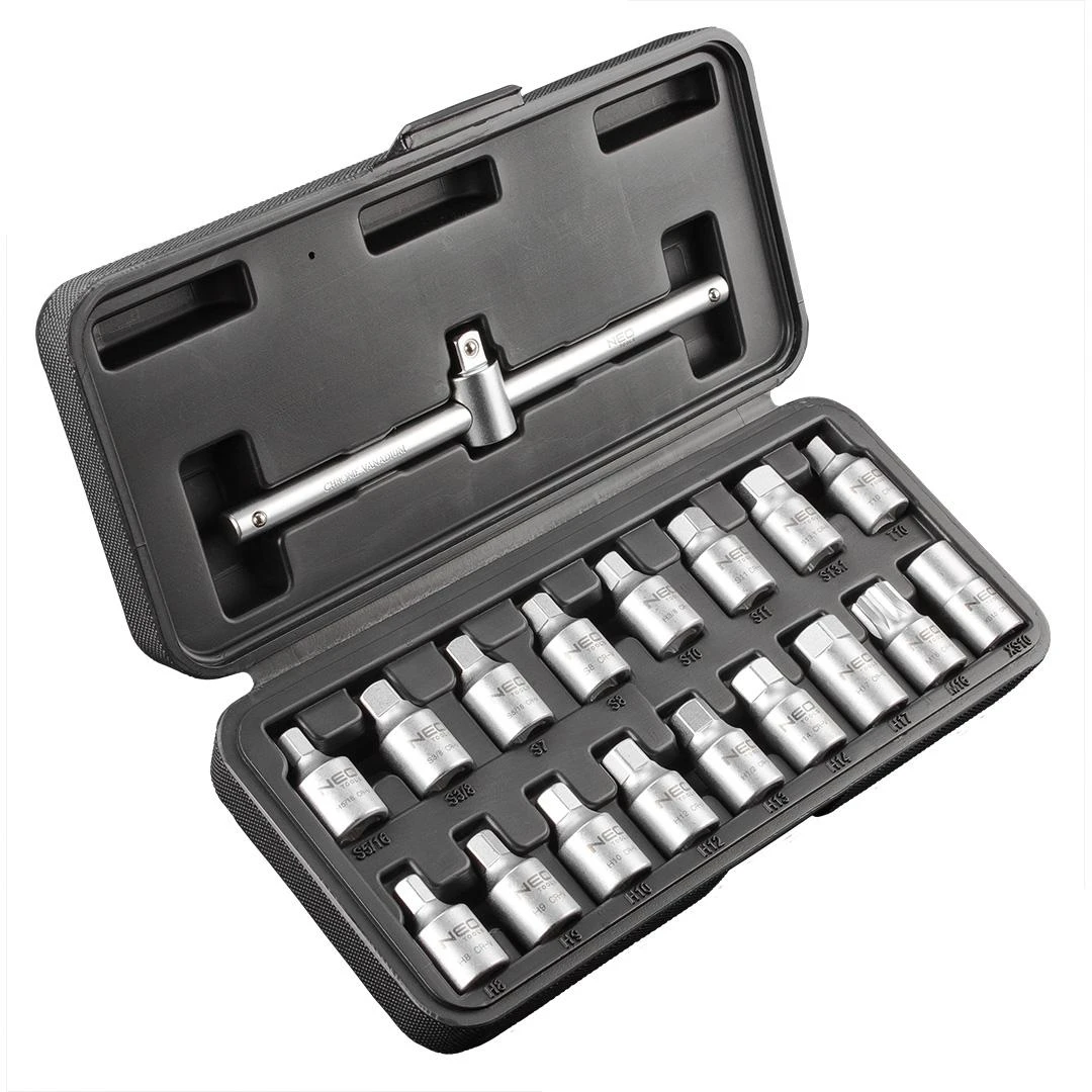 Klucze Neo Oil išleidimo veržliarakčiai 3/8 "18 vnt. (11-235)