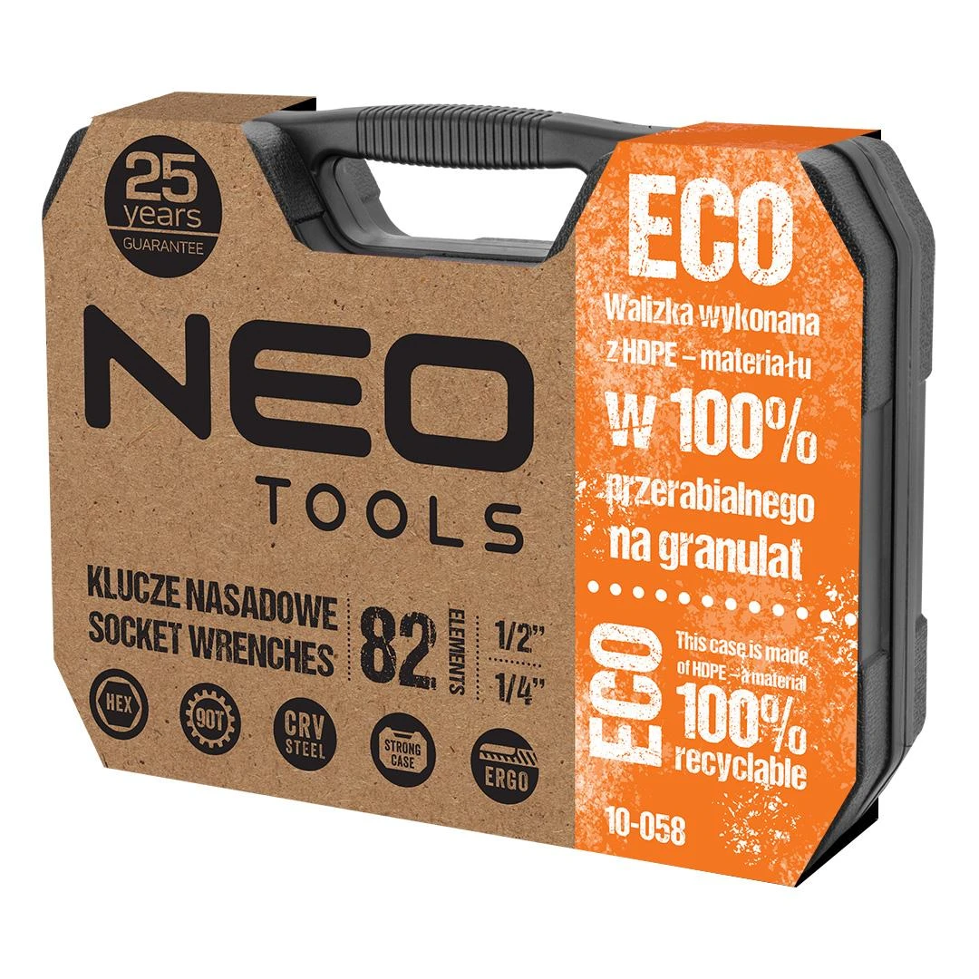 NEO tools 10-058 įrankių galvutė ir galvučių rinkinys