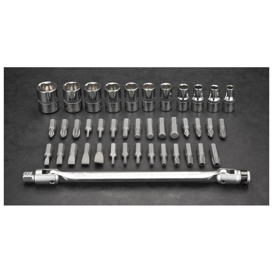 Neo Tools Antgalių rinkinys Neo 1/4", 41 vnt
