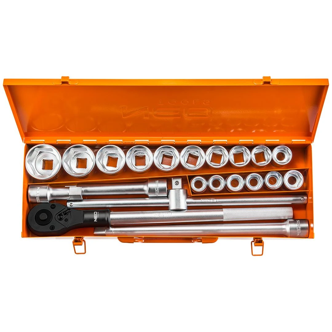 Klucze Antgalių rinkinys Neo 3/4", 21 vnt