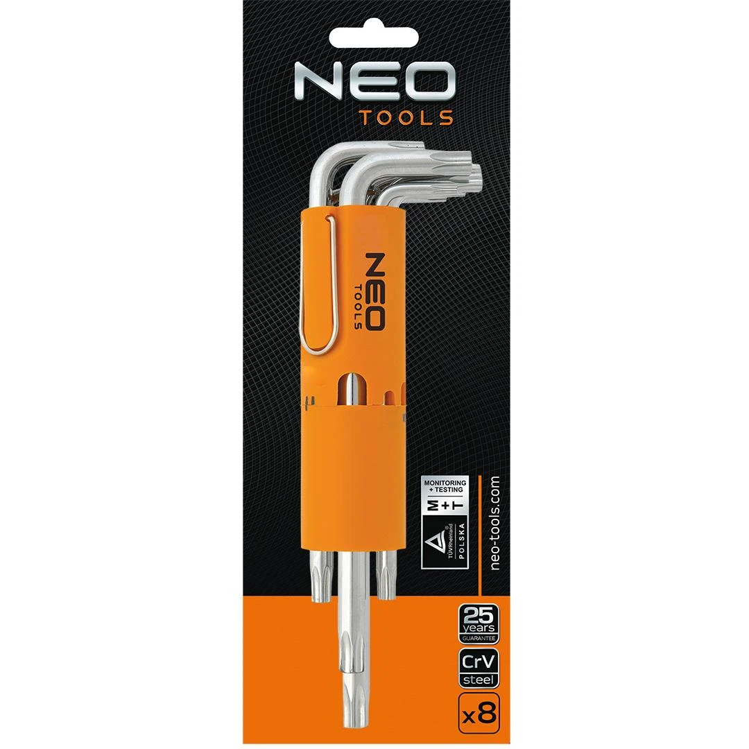 Klucze Ilgi „Torx“ raktai T10-T50, 8 vnt. rinkinys