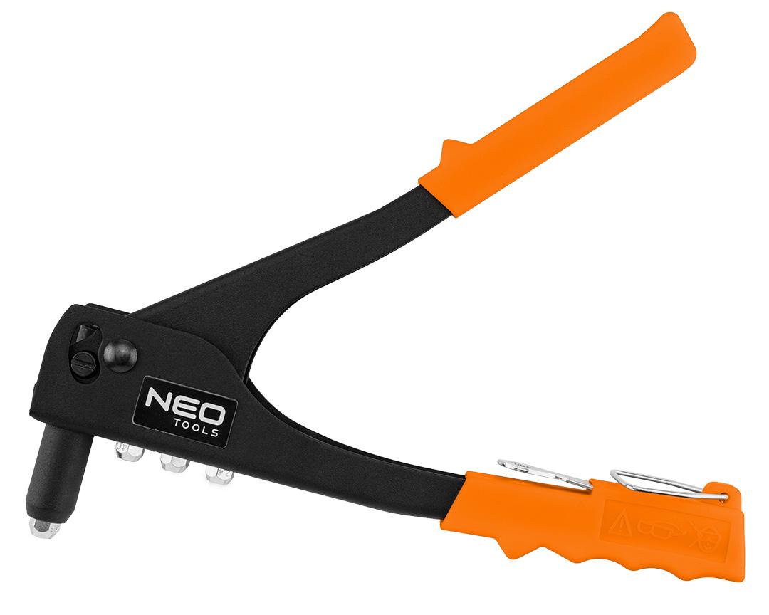 Neo Tools Kniedė plieninėms ir aliuminio kniedėms 2,4 / 3,2 / 4,0 / 4,8 mm
