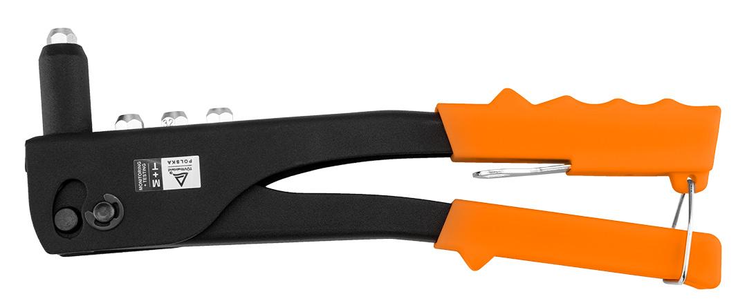 Neo Tools Kniedė plieninėms ir aliuminio kniedėms 2,4 / 3,2 / 4,0 / 4,8 mm