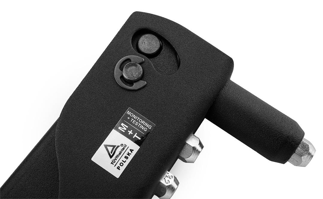 Neo Tools Kniedė plieninėms ir aliuminio kniedėms 2,4 / 3,2 / 4,0 / 4,8 mm