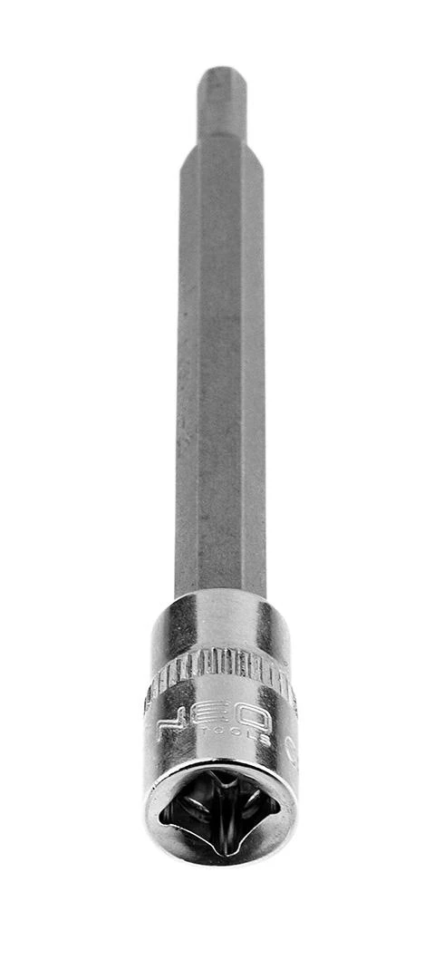 Końcówka H4 šešiakampis antgalis ant 1/4 colio lizdo, ilgas, 87 mm